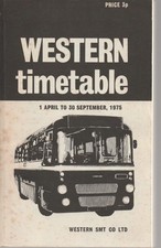 WESTERN SCOTTISH BUS TIMETABLE