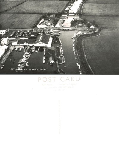Vintage postcard aerial - -, view