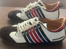 Vintage Dsquared2 Kick It Men's Italian Leather Sneakers Shoes sz 12 46