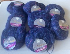 Sirdar Nocturne 5th Avenue 63% Mohair Sparkle 8x50g Navy Mix Knitting Wool