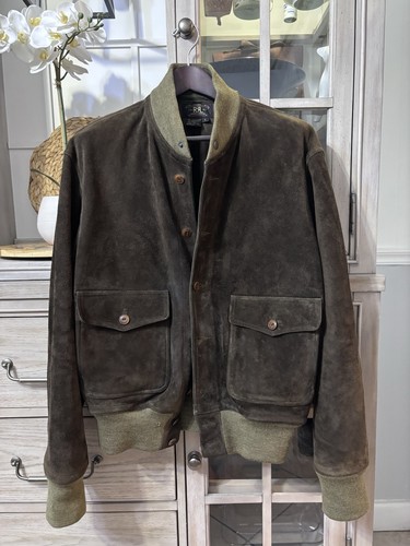 Rrl ralph lauren leather suede - ralph,