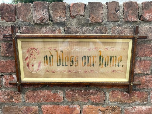 Antique victorian needlepoint - victorian,