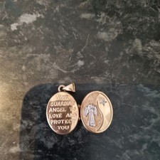 Brooks Bentley 9ct Guardian Angel Locket