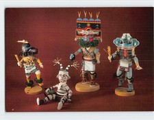 Postcard Kachina dolls