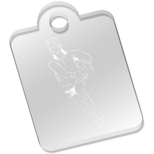 Rugby player laser engraved - player', laser-engraved