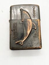 VINTAGE WINDPROOF LIGHTER DOLPHIN DESIGN