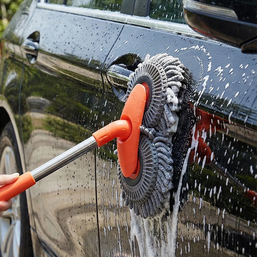 Telescopic car cleaning brush - car,