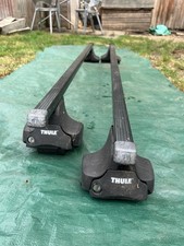 Thule Square Locking Roof Load Cross Bars 127 cm + Foot Packs 754/480