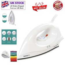 Versatile 1200w Dry Iron with Non-Stick Soleplate & Safe Temperature Indicator