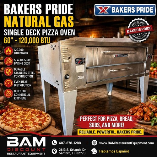 Bakers pride natural - pride, gas