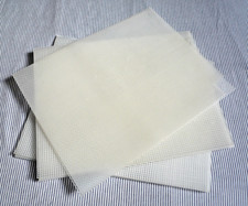 Job Lot Plastic Canvas Sheets 3 Sizes + Assorted Instructions Tissue Box / Birds