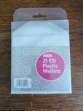 25 Asda CD Plastic Wallets