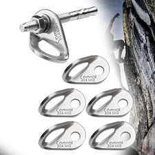 Rock climbing bolt hanger - climbing,