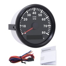 85mm Tachometer 8000RPM Tacho Gauge for Car Boat Marine Truck Digital Hour Meter