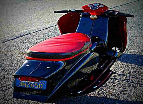 Metal sign velocette - a4,