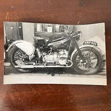 Vintage 1950s Photograph Douglas Motorcycle 3 x 5 Black & White HTF