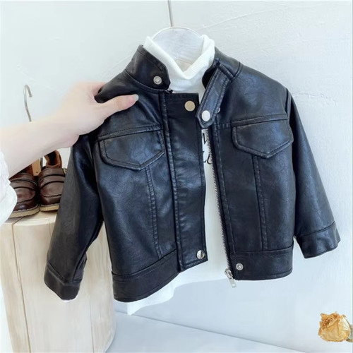 Autumn spring boys leather - autumn,