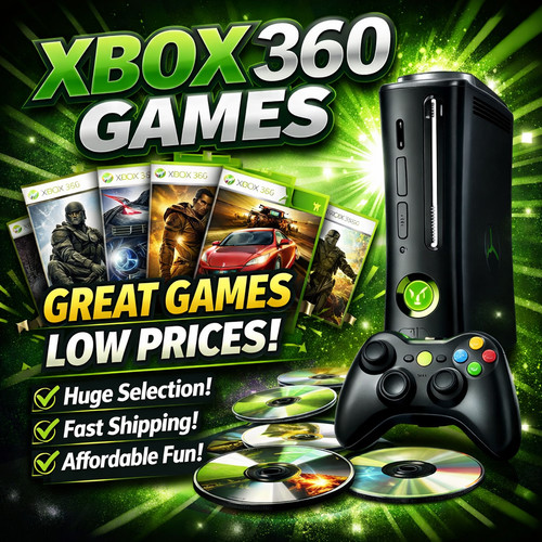 Cheap xbox 360 - 360, games