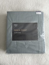 M&S Linen Blend Pencil Pleat