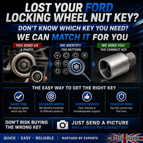 Ford locking wheel bolt nut - locking,