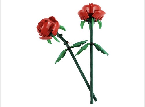 Lego roses building kit - building,