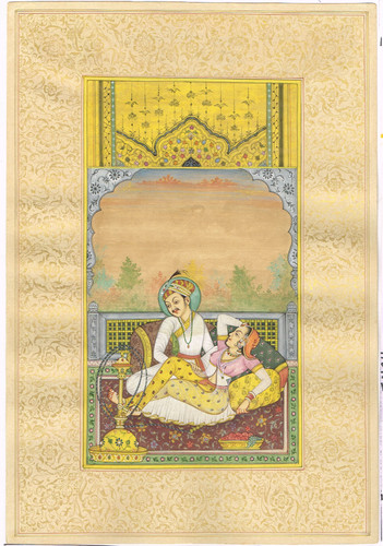 Mughal miniature painting - mughal,