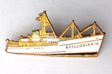 Scillonian Ship Enamel Lapel