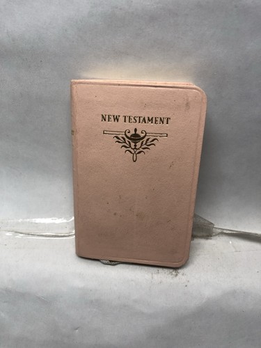 Vintage pink new testament - pink,
