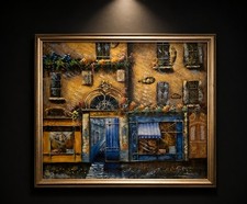 Vintage Signed Impasto Oil