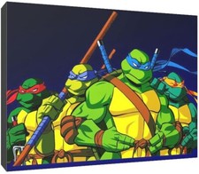 Teenage Mutant Ninja Turtles crue canvas wall art Wood Framed Ready to Hang XXL