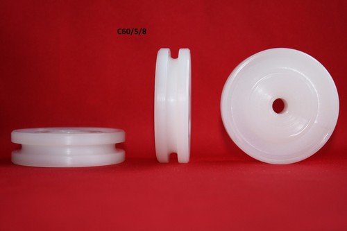 60mm round groove nylon - 60mm, u