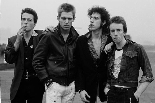 Punk rock group the clash - group,