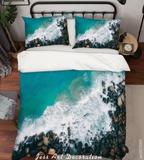 3D Seaside Sea Waves Rock