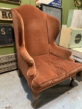 Vintage Wing Back Armchair in