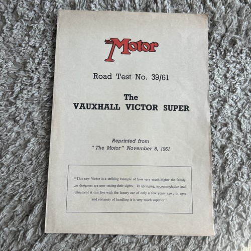 The motor road test - test,