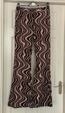 Size 12 Bell Bottoms Brown Beige Shein 37" IL. up to 34" W Shein PE New