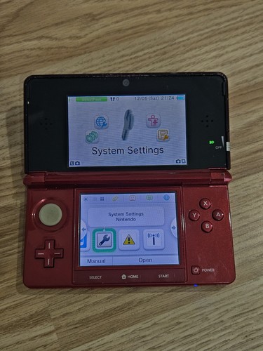 Nintendo 3ds red - nintendo,