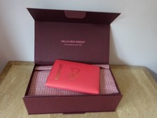 Radley Lava Heritage Dog Outline Passport Leather Cover Gift Boxed  BNWT
