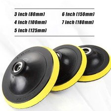 3"-7" Hook & Loop Rubber Backing Pad For Sanding Sander Disc Angle Grinder