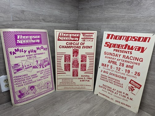 Vtg 1980s thompson speedway - 1980s,