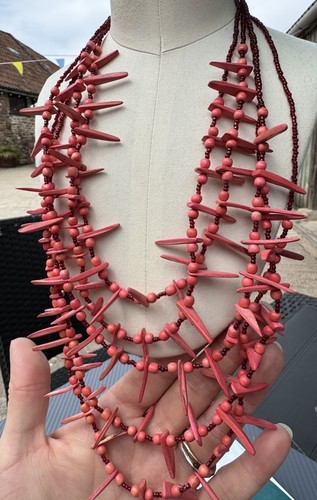 Coral coloured wood - , coconut