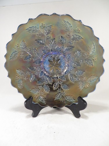 Fenton blue holly carnival - fenton,