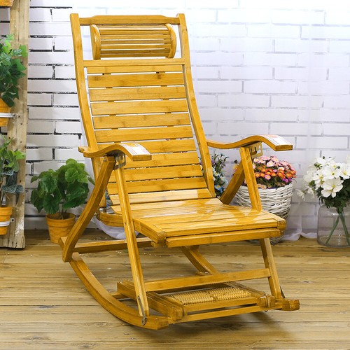 Foldable bamboo rocking chair - foldable,