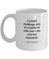 Shakespeare Coffee Mug, 11 Oz