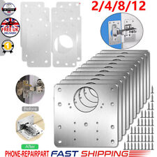 1-20PCS Kitchen Cupboard Door Hinge Repair Kit Plate Fixing Screws Cabinet Hinge