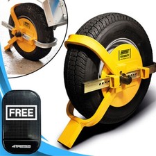 Maypole Caravan Trailer 8"-10" Security Strong Heavy Duty Wheel Clamp MP9061+M