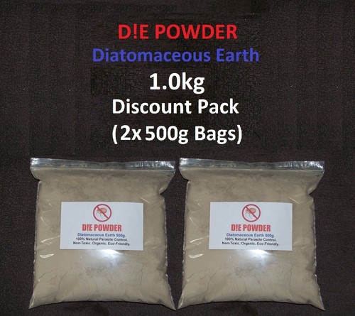 Powder diatomaceous earth - d!e,