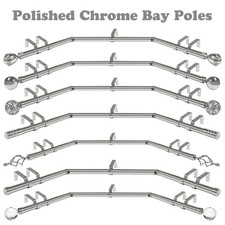 Bay Window Curtain Pole 3