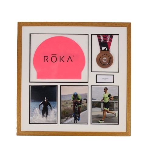 Personalised triathlon medal - personalised, &