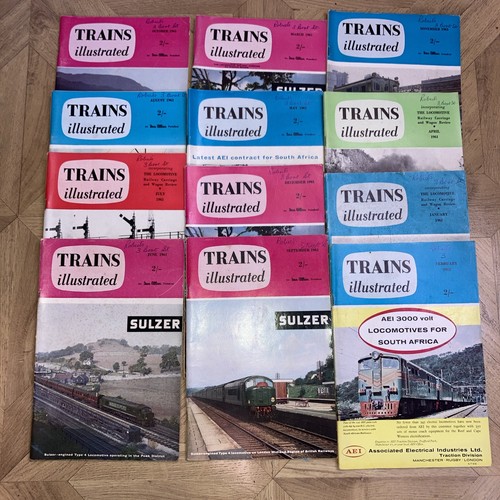Trains illustrated 1961 an - illustrated,